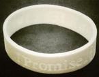 I Promise Wristband- White: Mark Ornelas & Mark Ornelas